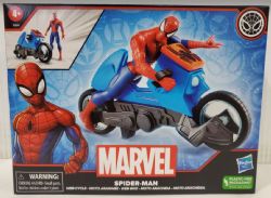 SPIDER-MAN - FIGURINE ET MOTO SUPER PUISSANTE